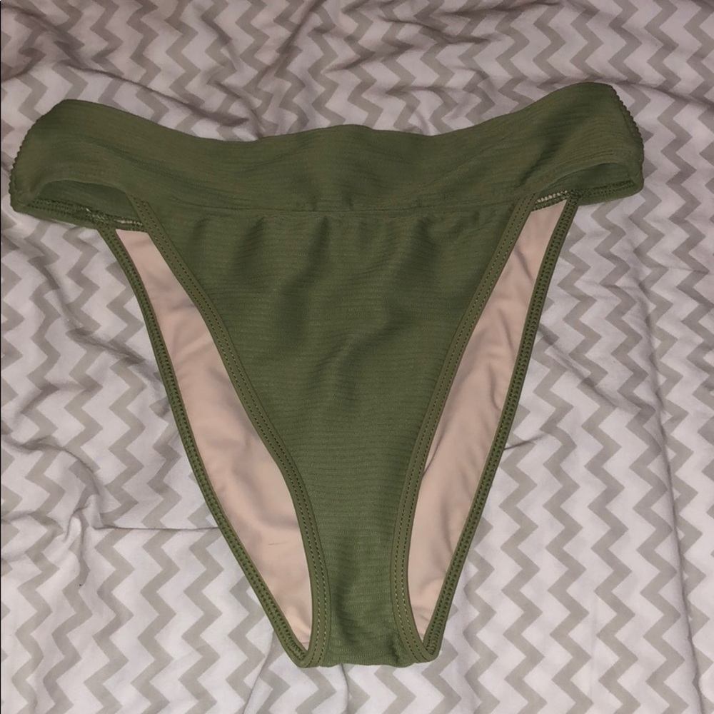 High waist bikini bottom